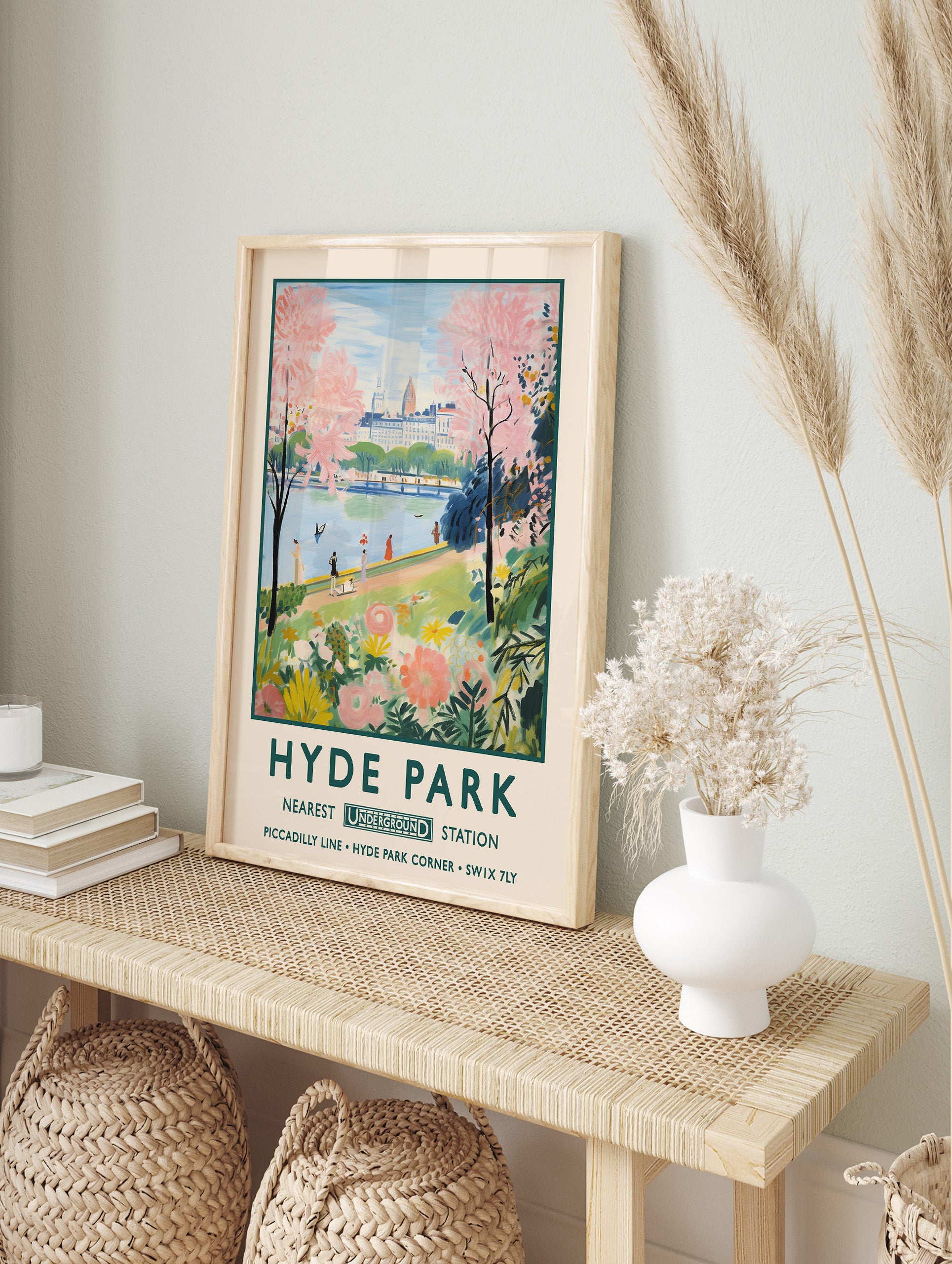 Hyde Park Poster, Hyde Park Print