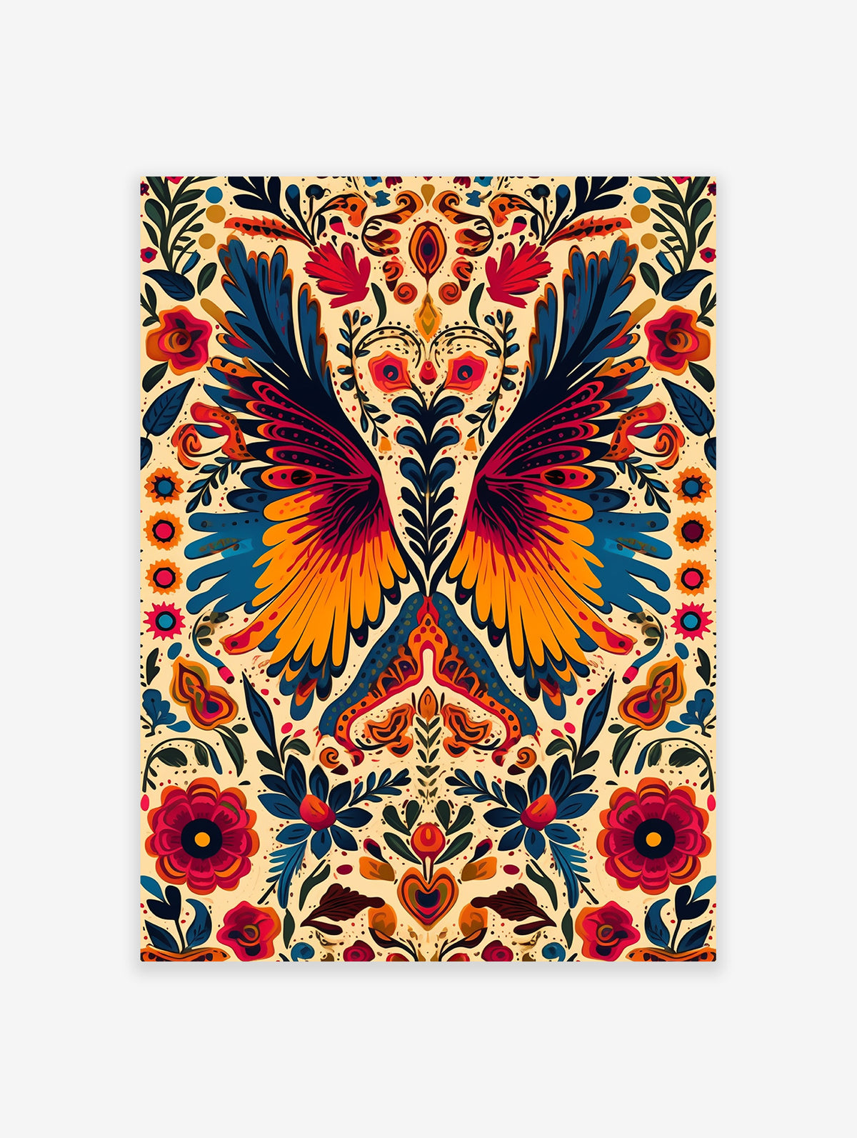 Mexican Wings Poster, Mexican Print