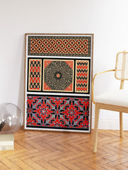 Arabic Pattern Poster, Islamic Print