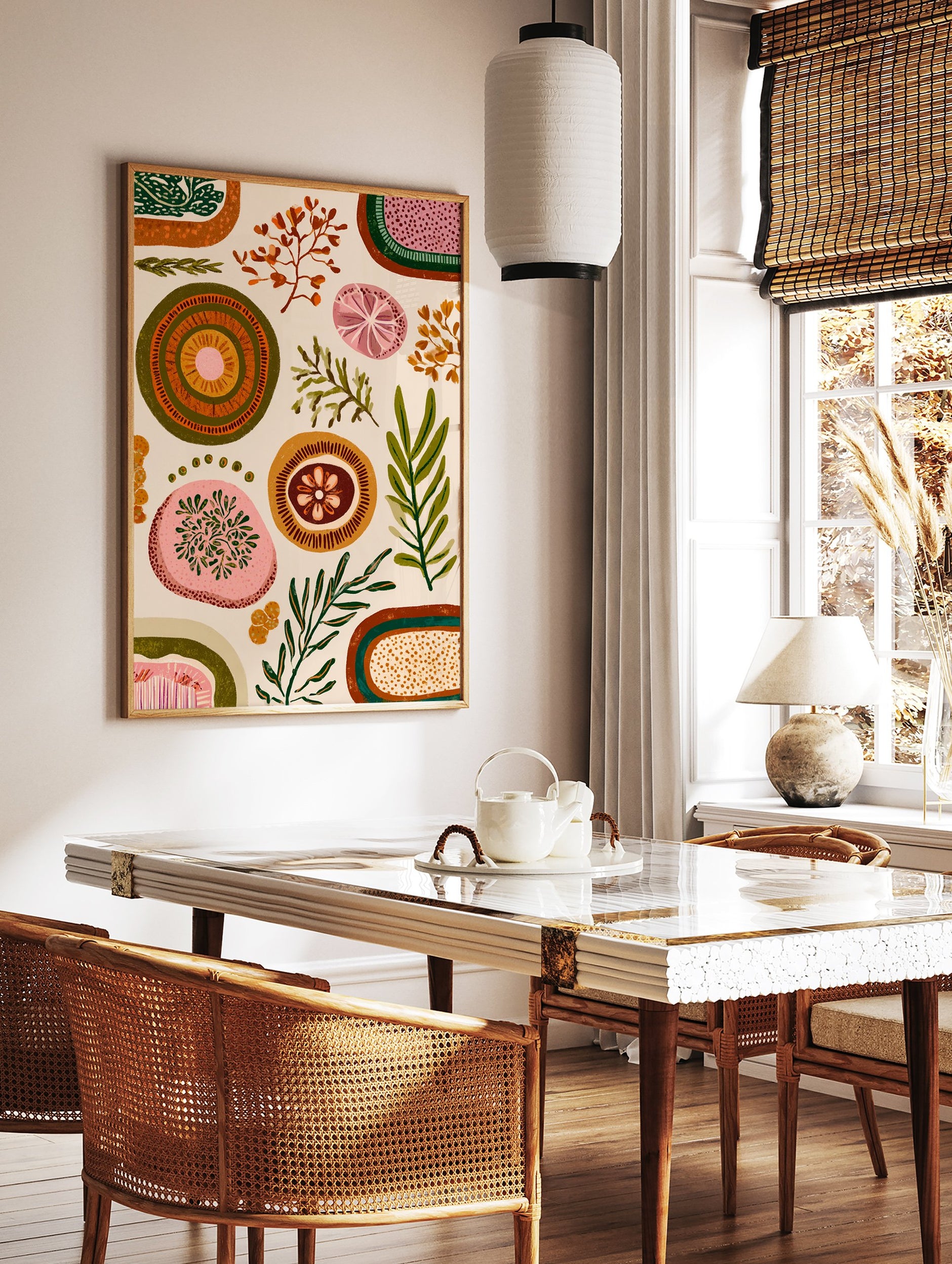 Orange Prints & Orange Wall Art | SAMILA HOME
