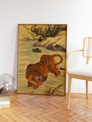 Japanese Tiger Poster, Japanese Animal Print