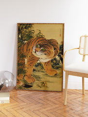 Japanese Tiger Poster, Japanese Animal Print