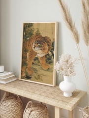 Japanese Tiger Poster, Japanese Animal Print