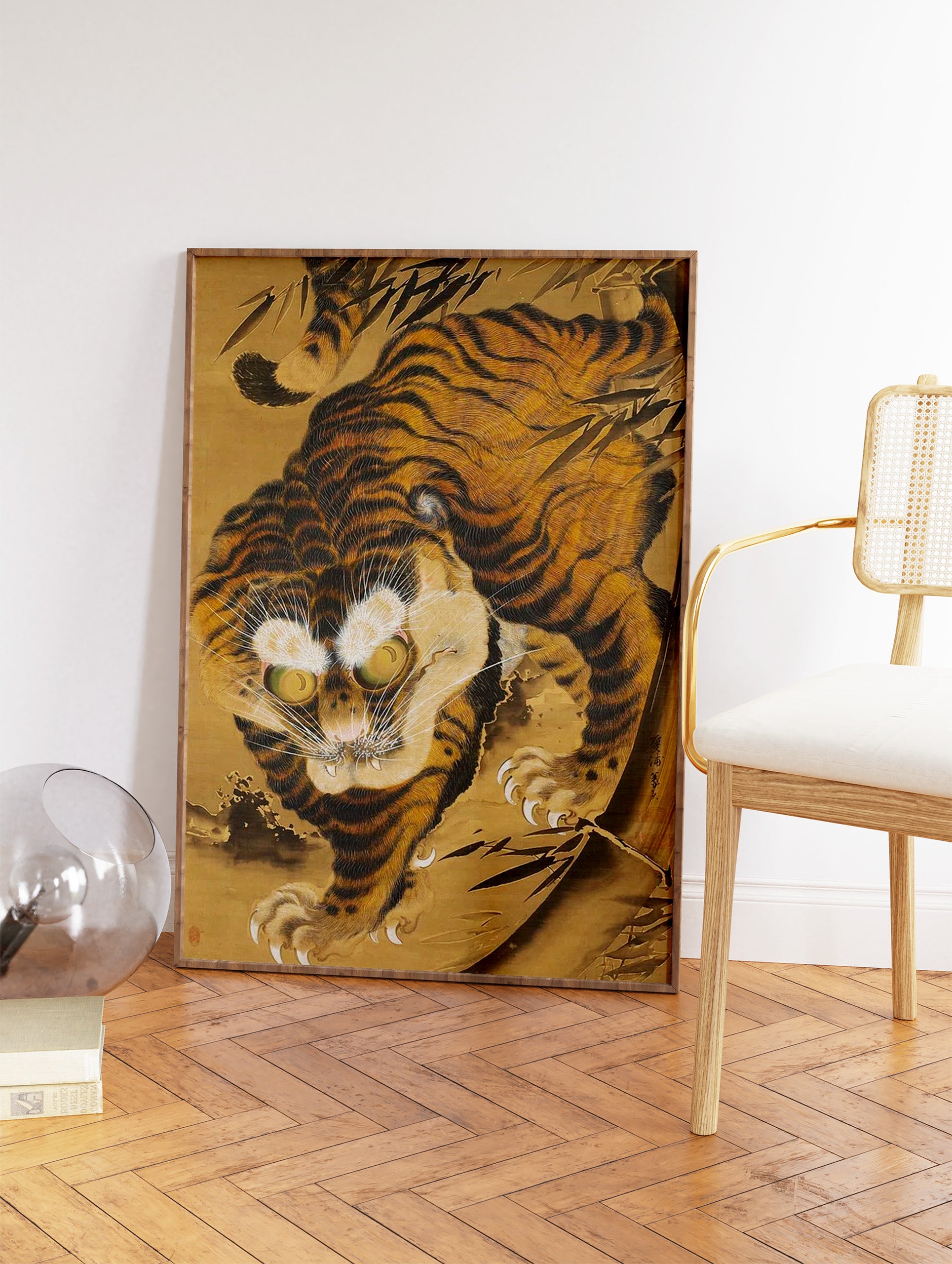 Japanese Tiger Poster, Japanese Animal Print