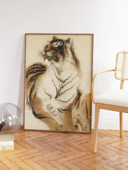 Japanese Tiger Poster, Japanese Animal Print