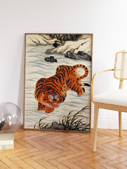 Japanese Tiger Poster, Japanese Animal Print