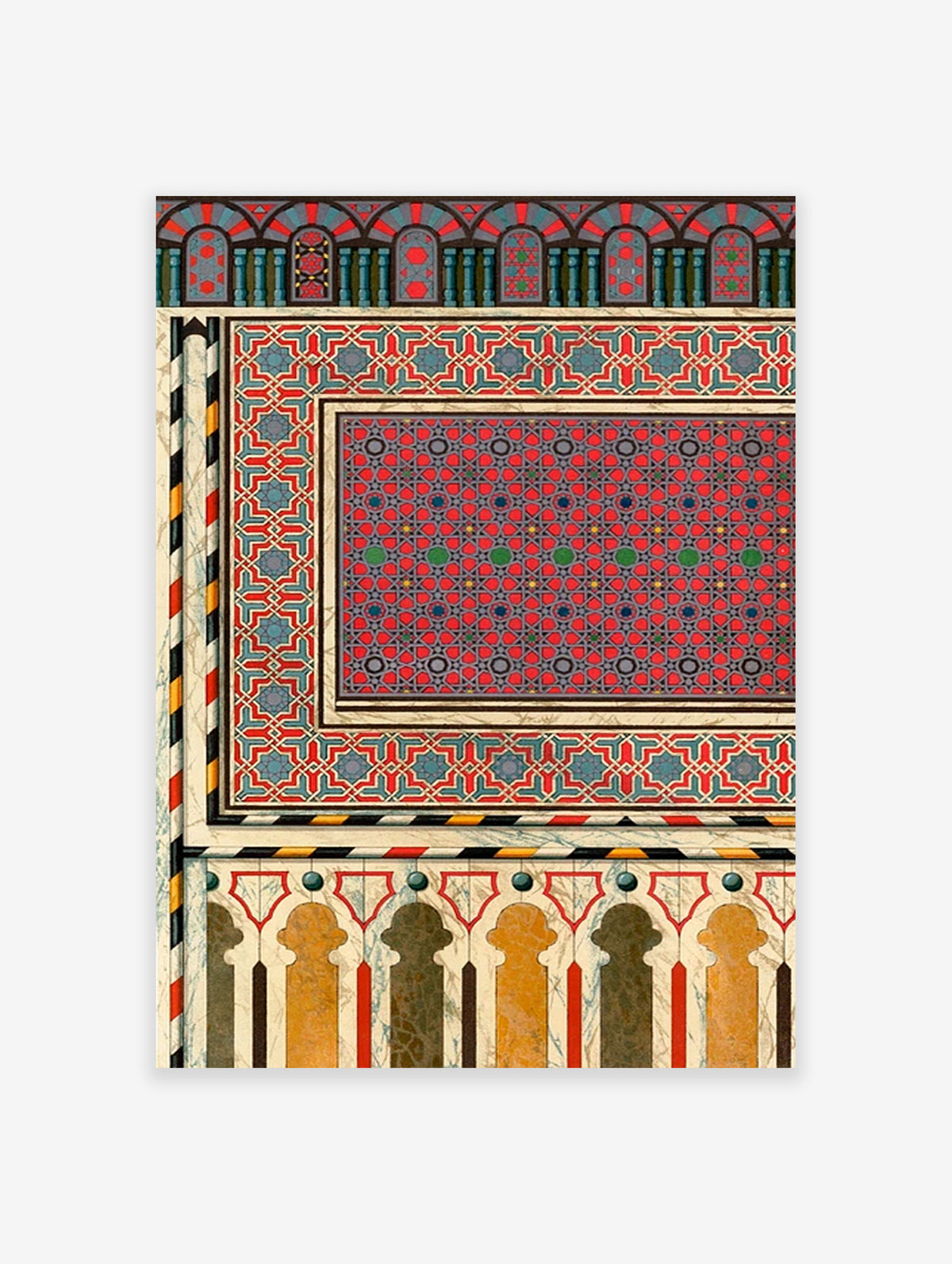 Traditional Islamic Pattern Poster, Islamic Pattern Print