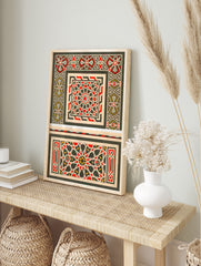 Islamic Pattern Illustration Poster, Arabic Pattern Print