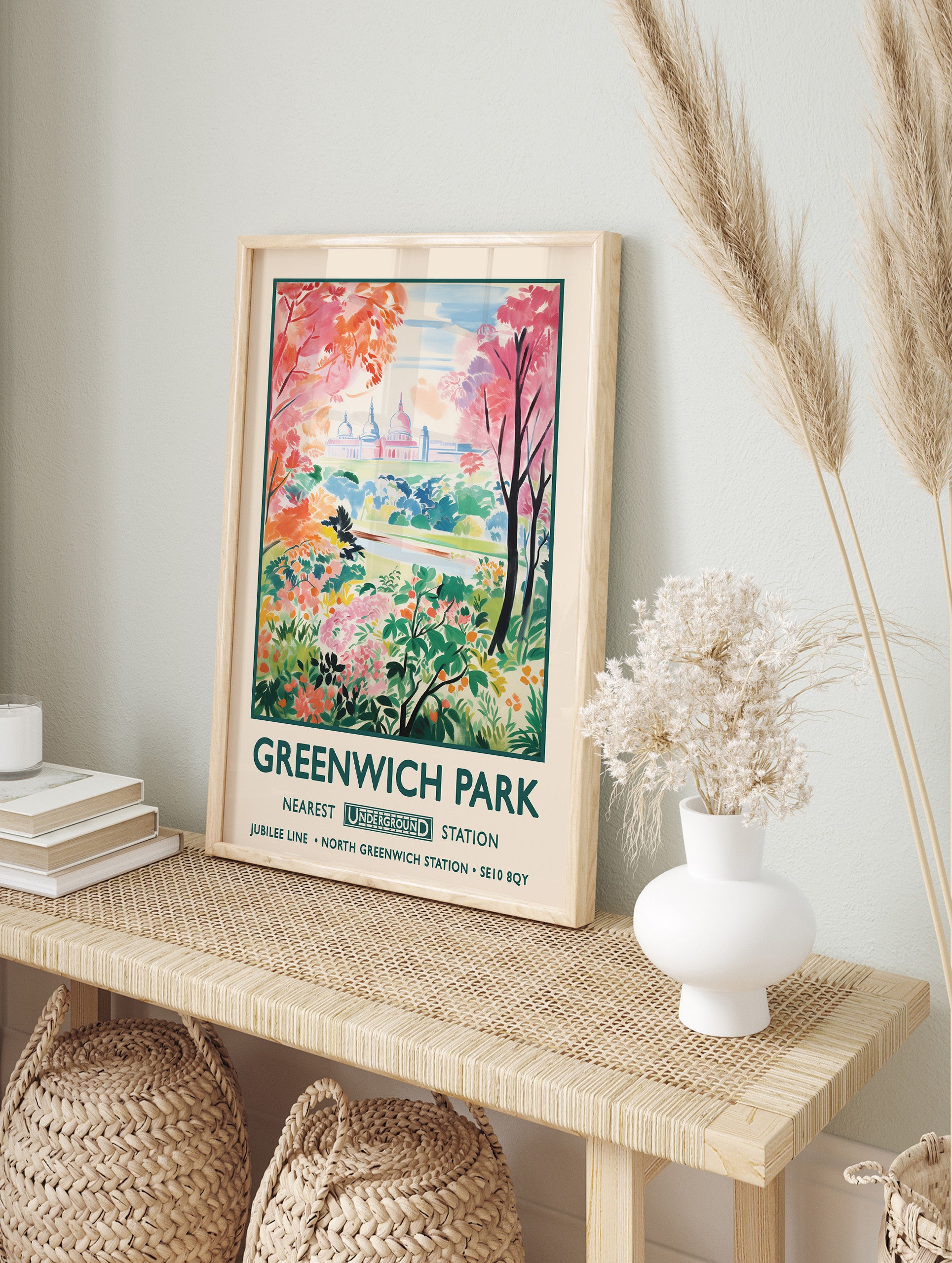 Greenwich Park Poster, Greenwich Park Print