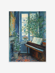 Piano Music Poster, Music Print