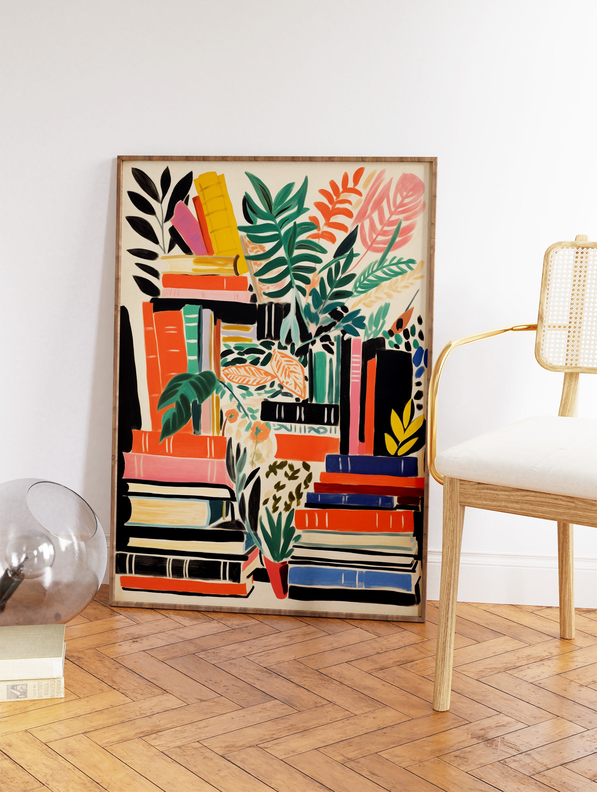 Library Poster, Reading Print