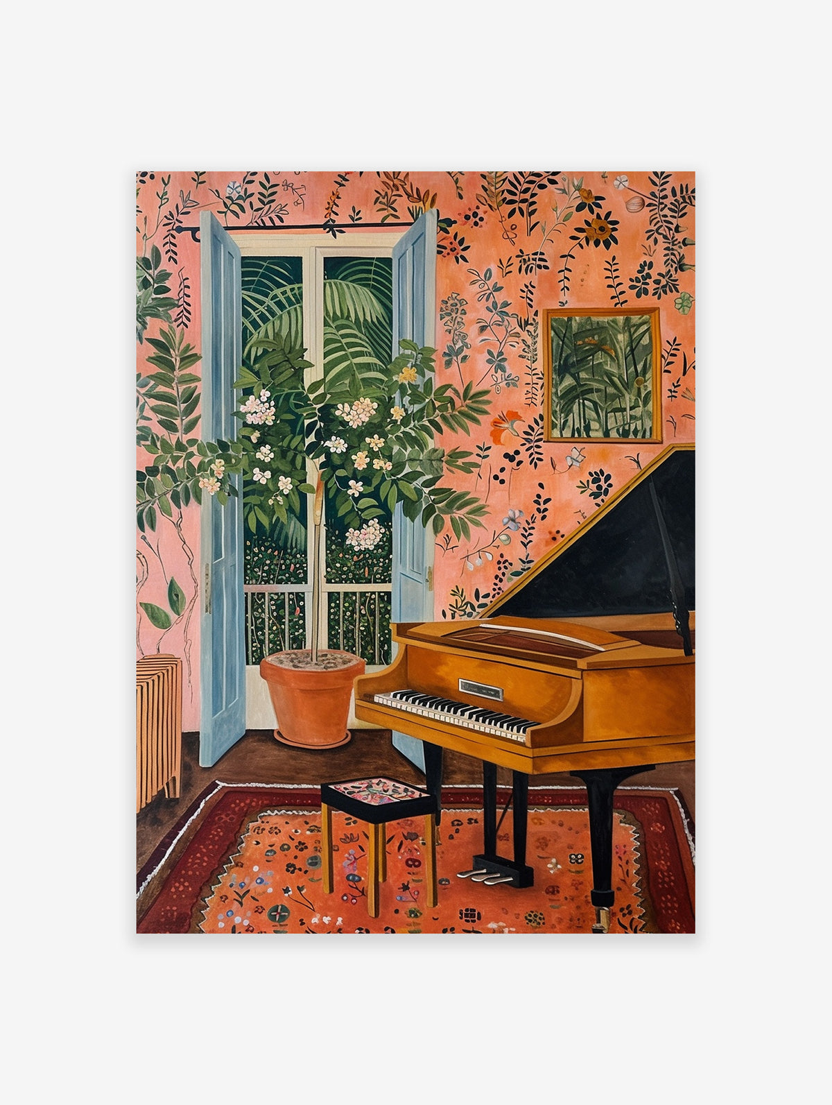 Piano Poster, Music Print