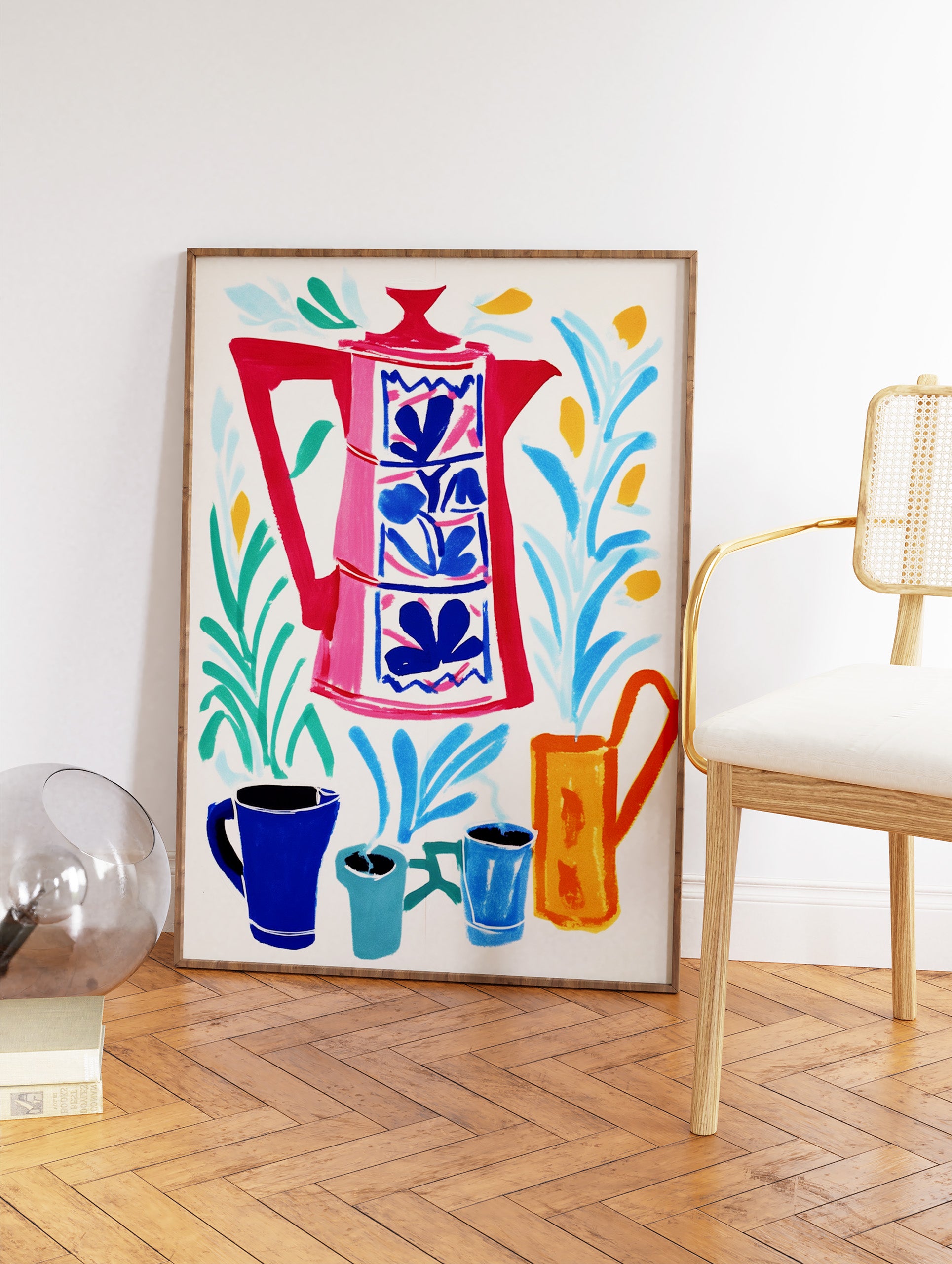 Coffee Art Poster, Coffee Print