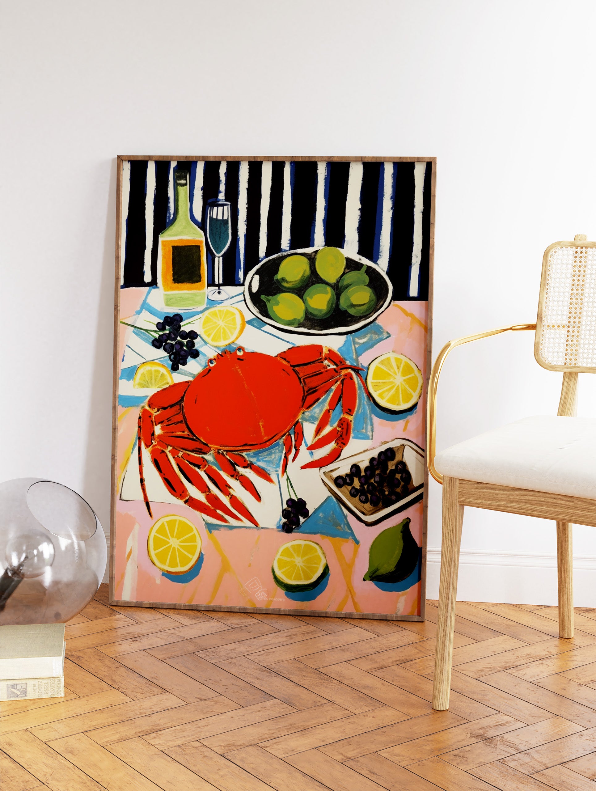 Sea Food Poster, Food Print
