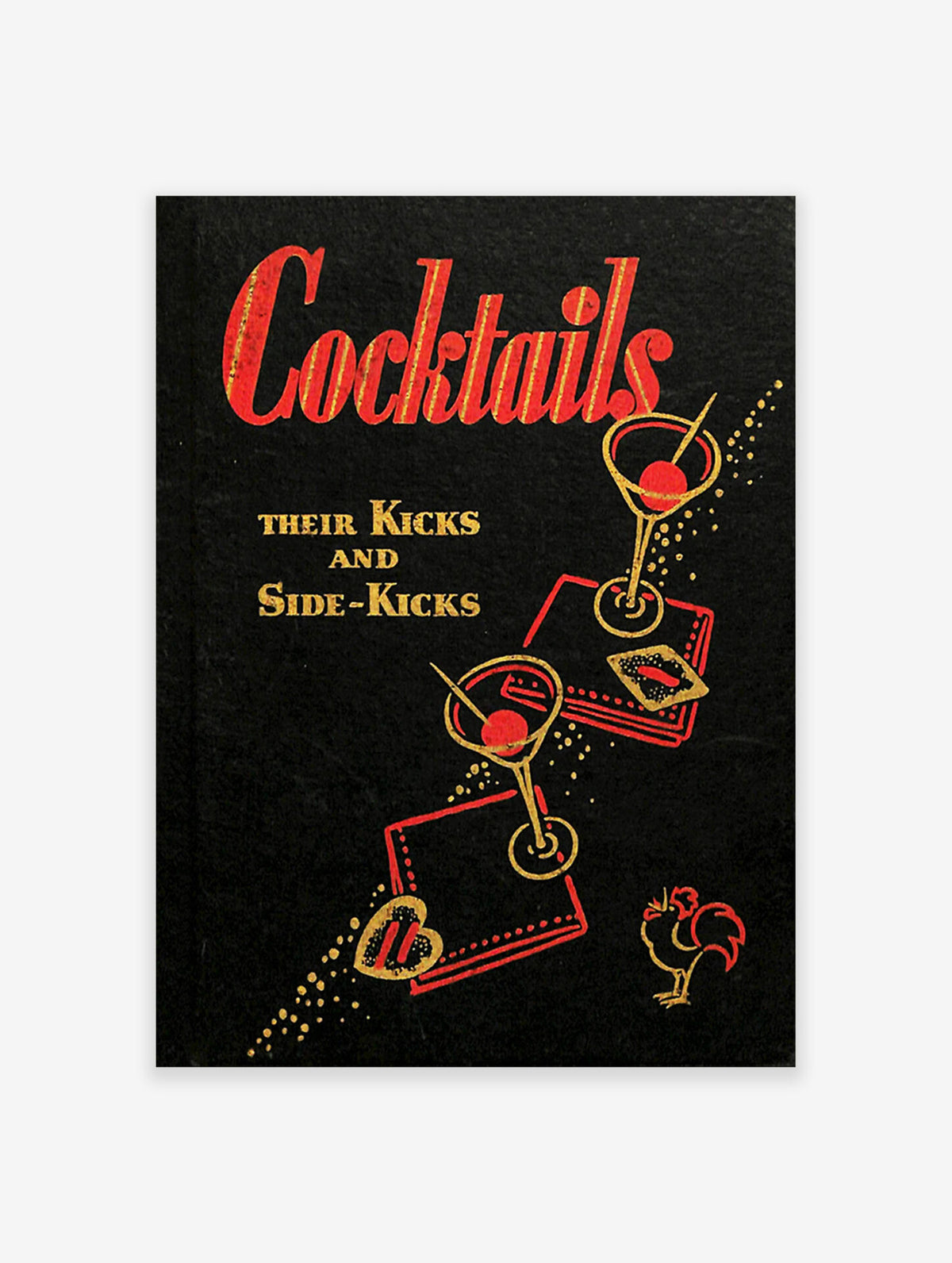 Vintage Neon Cocktails Poster, Alcohol Print