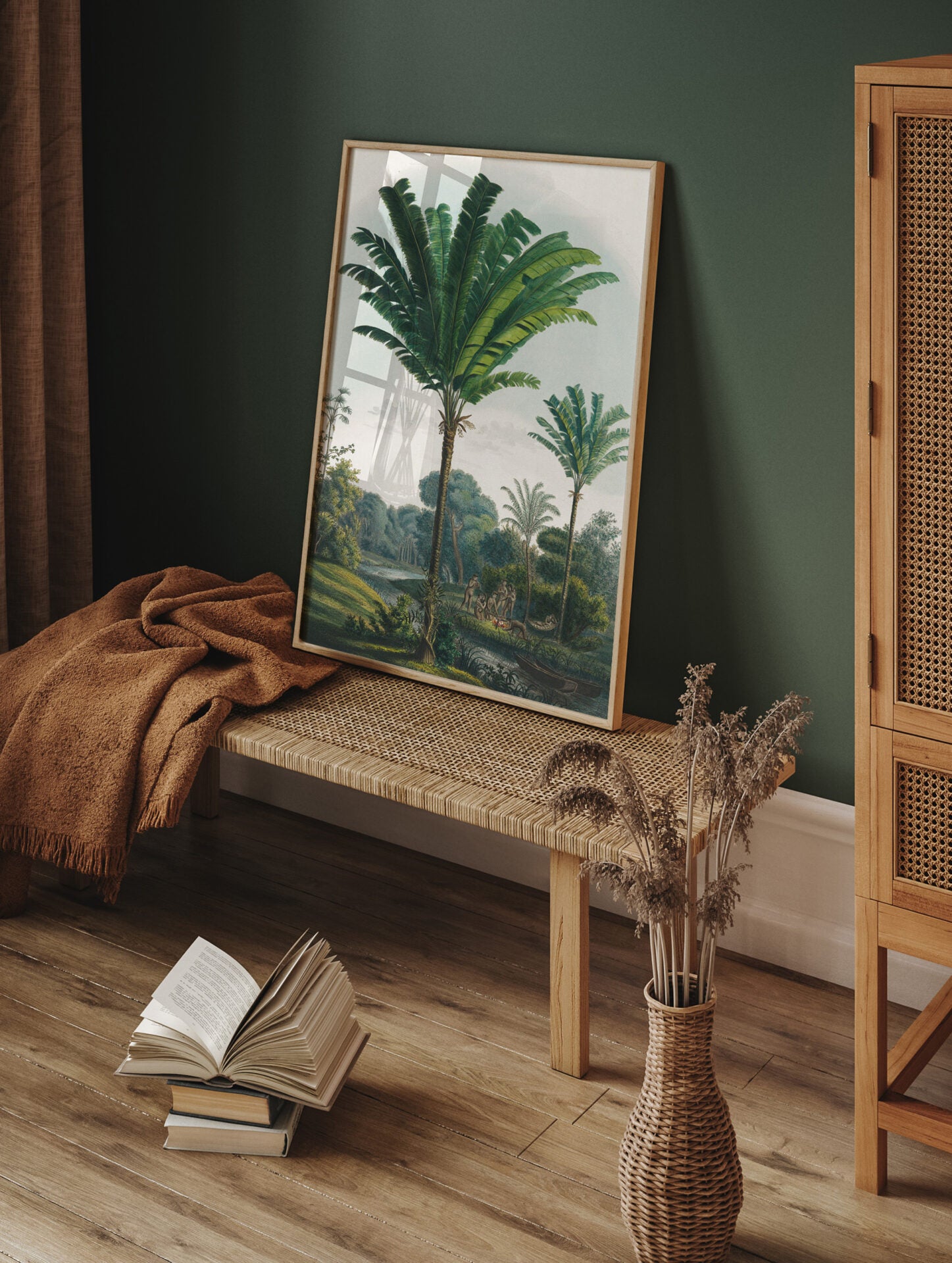 Palm Paradise Poster, Palm Tree Print