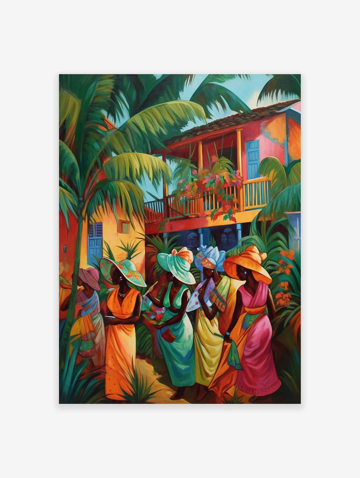 Caribbean Poster, Tropical Print