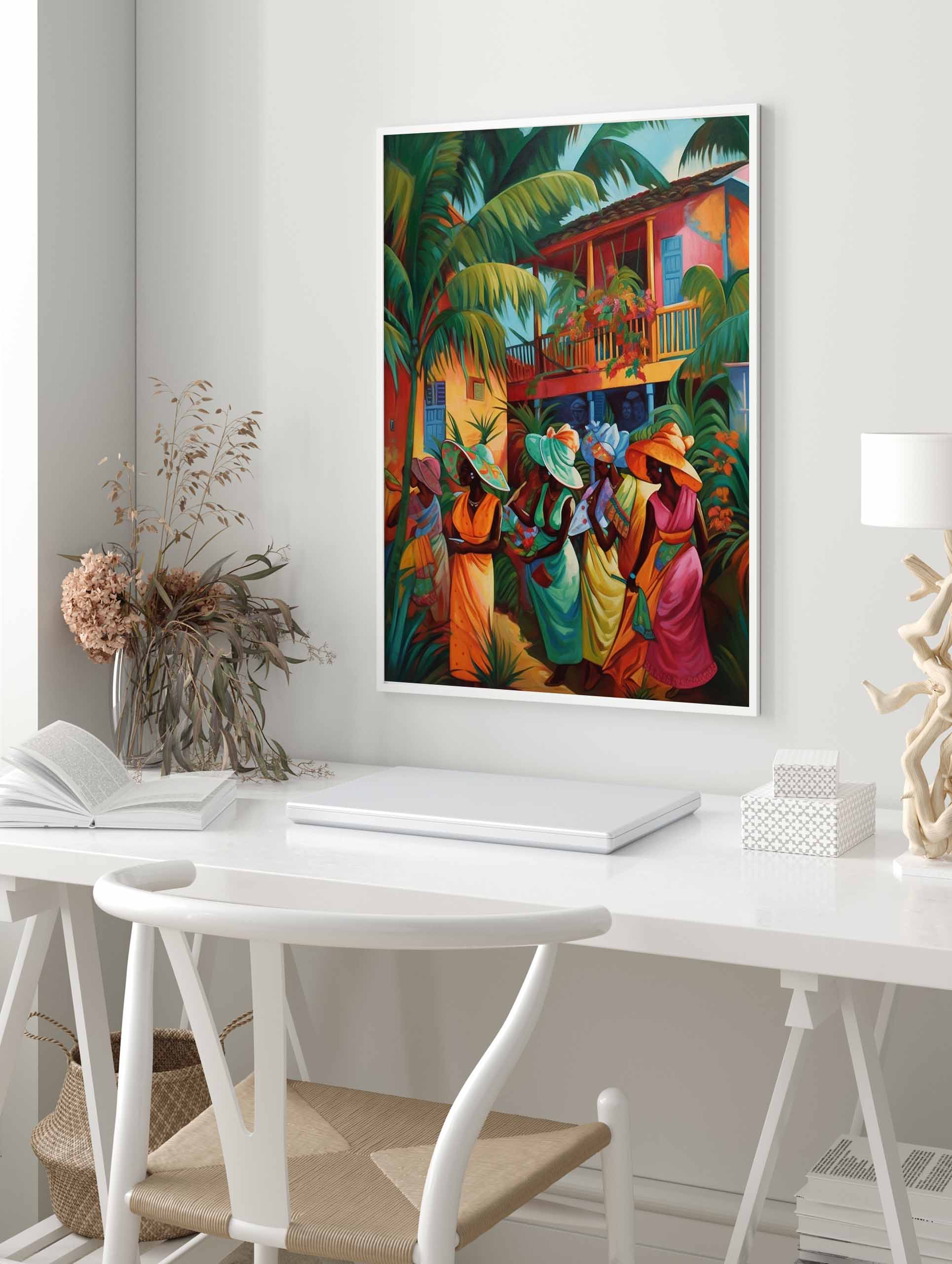 Caribbean Poster, Tropical Print