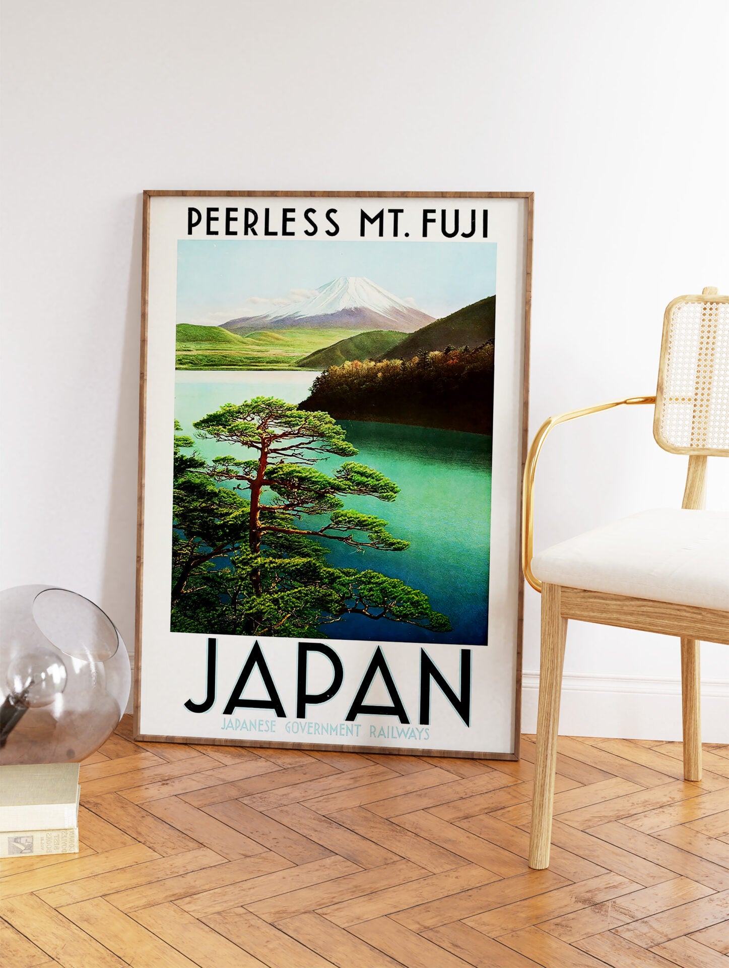 Mt. Fuji Japan Poster, Japanese Nature Print