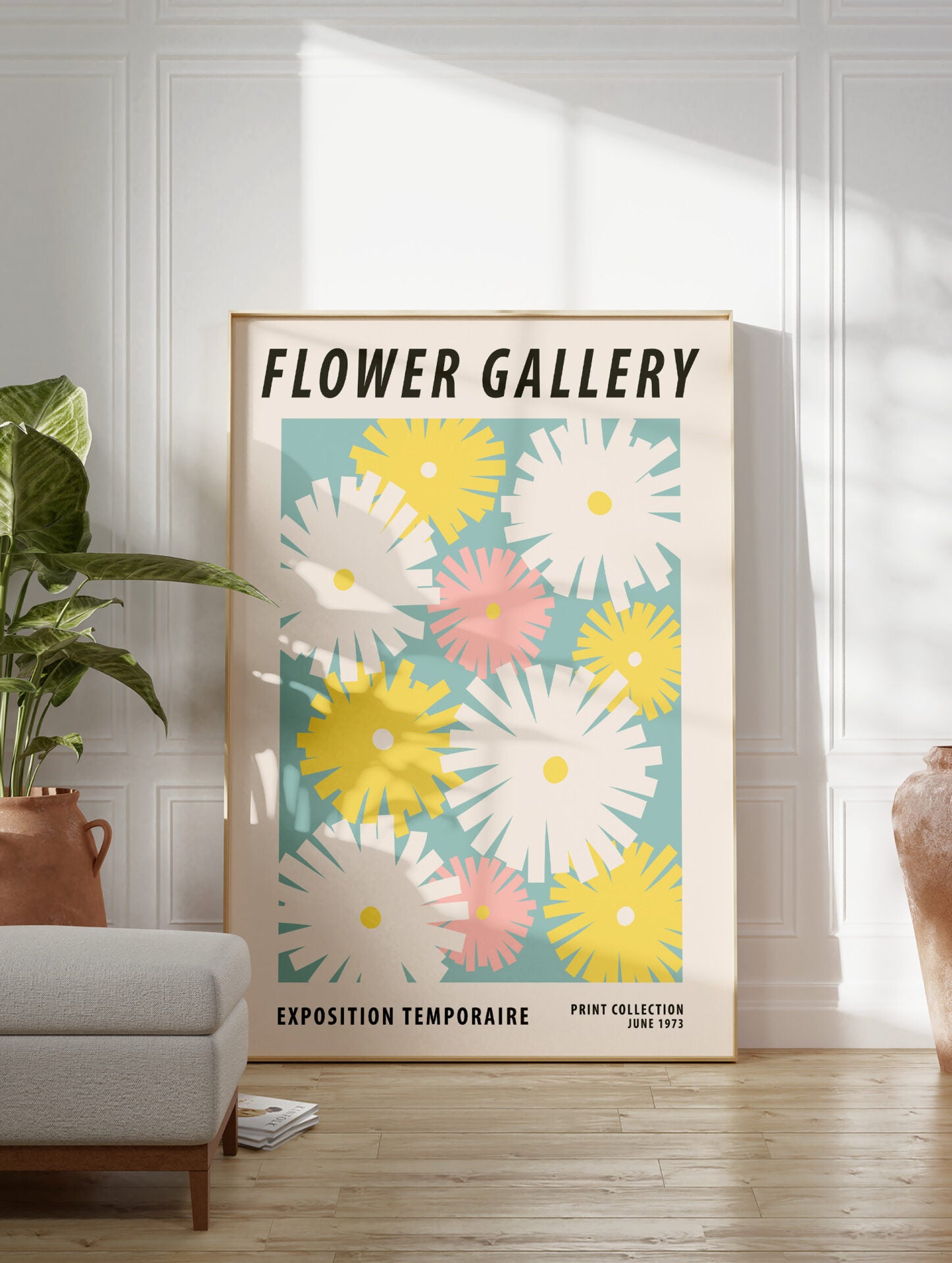 Flower Market Poster, Floral Prints Print