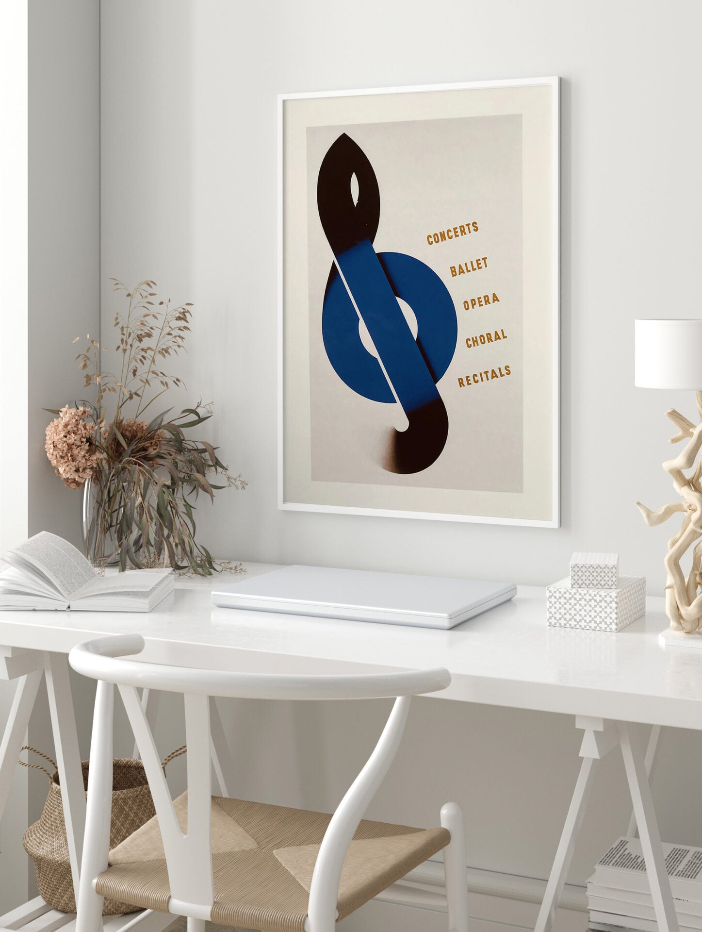 Music Notes Poster, Classical Music Print