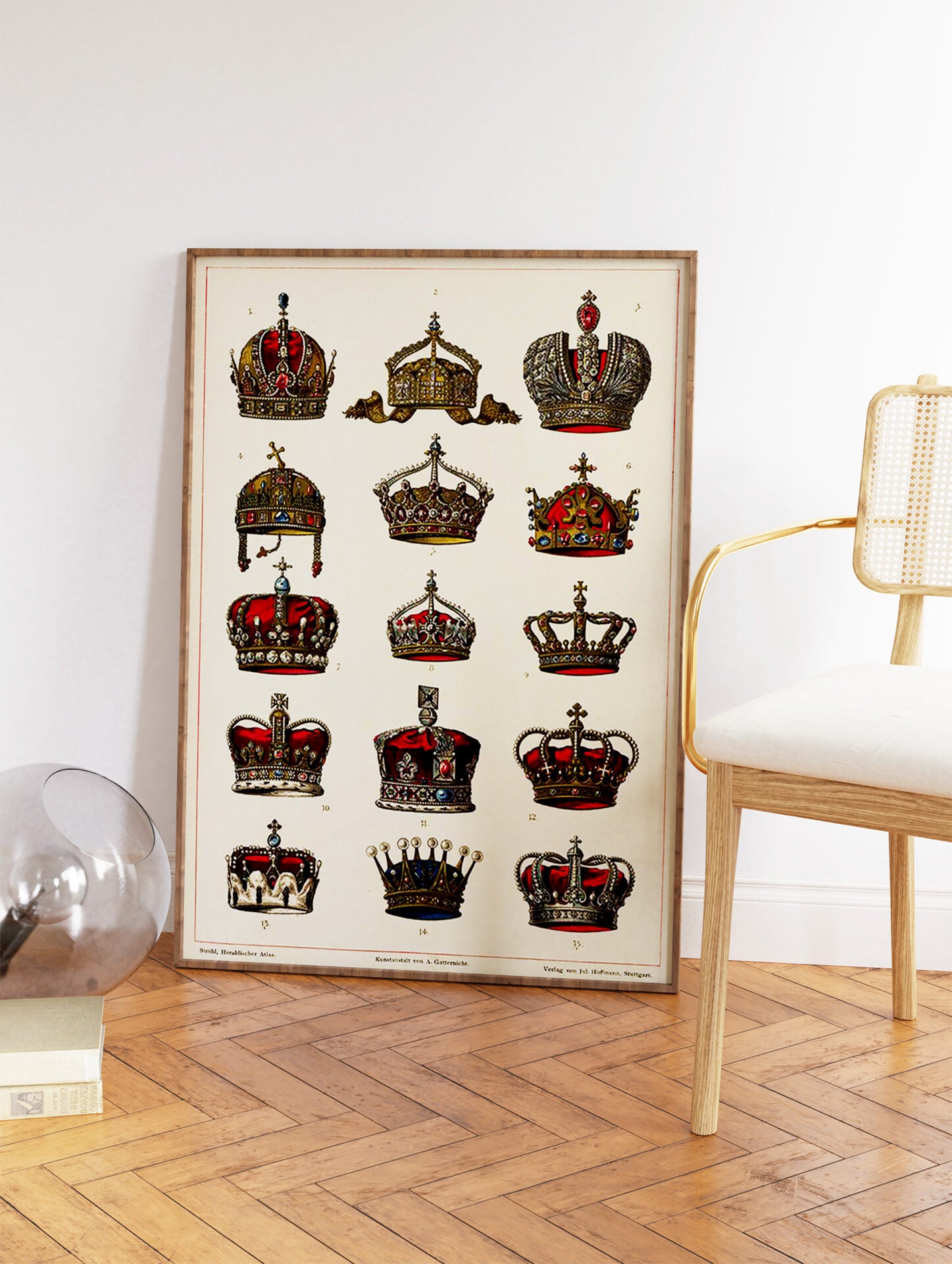 Crown Poster, Hostorical Print