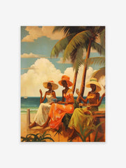 Caribbean Poster, Tropical Print