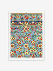 Chinese Poster, Chinese Florals Print