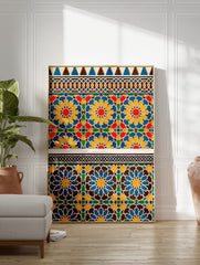 Arabic Poster, Floral Arabic Print