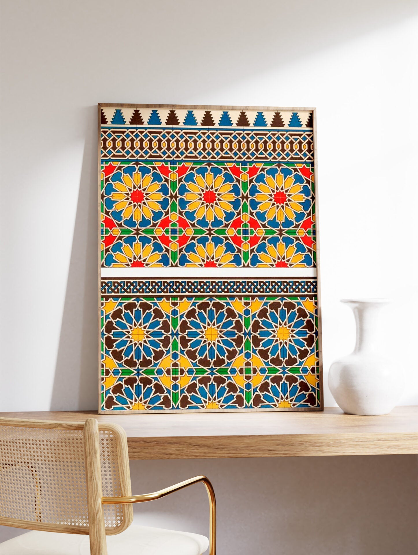 Arabic Poster, Floral Arabic Print