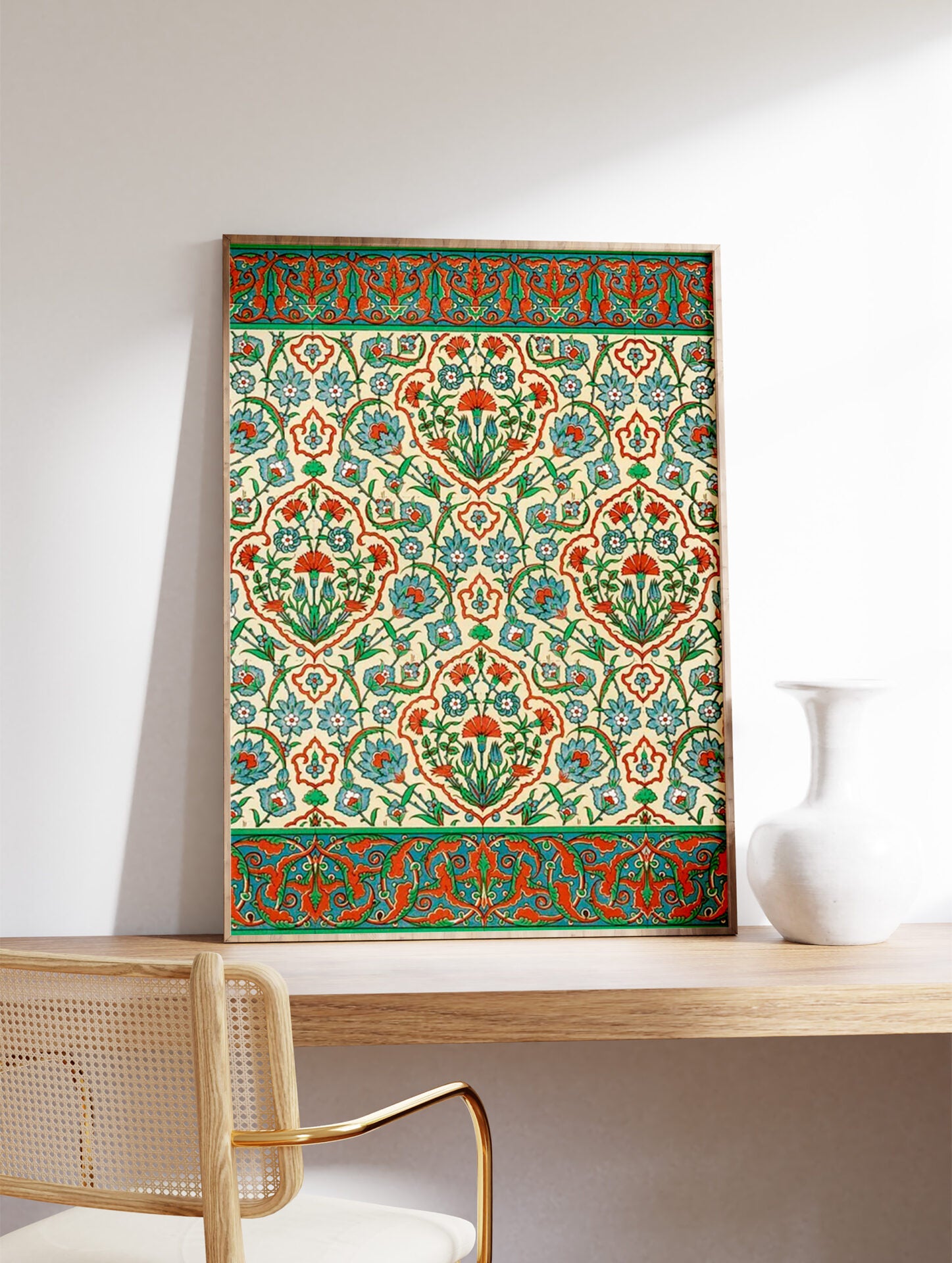 Arabic Poster, Floral Arabic Print