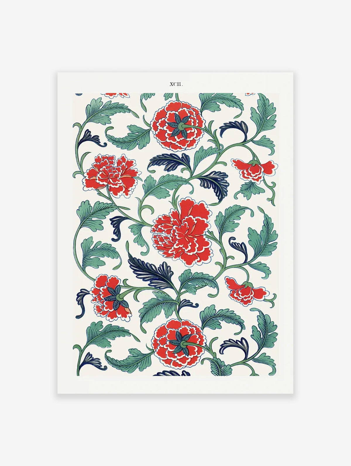 Chinese Poster, Chinese Flowers Print