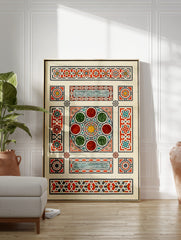 Islamic Poster, Arabic Tiles Print