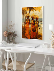 Caribbean Poster, Tropical Print