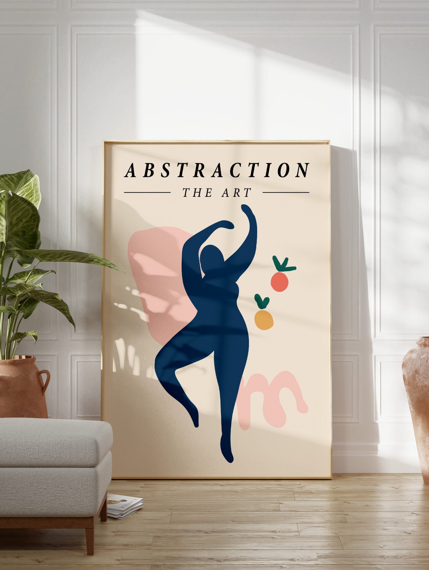 Ballet Dance Poster, Abstraction Print