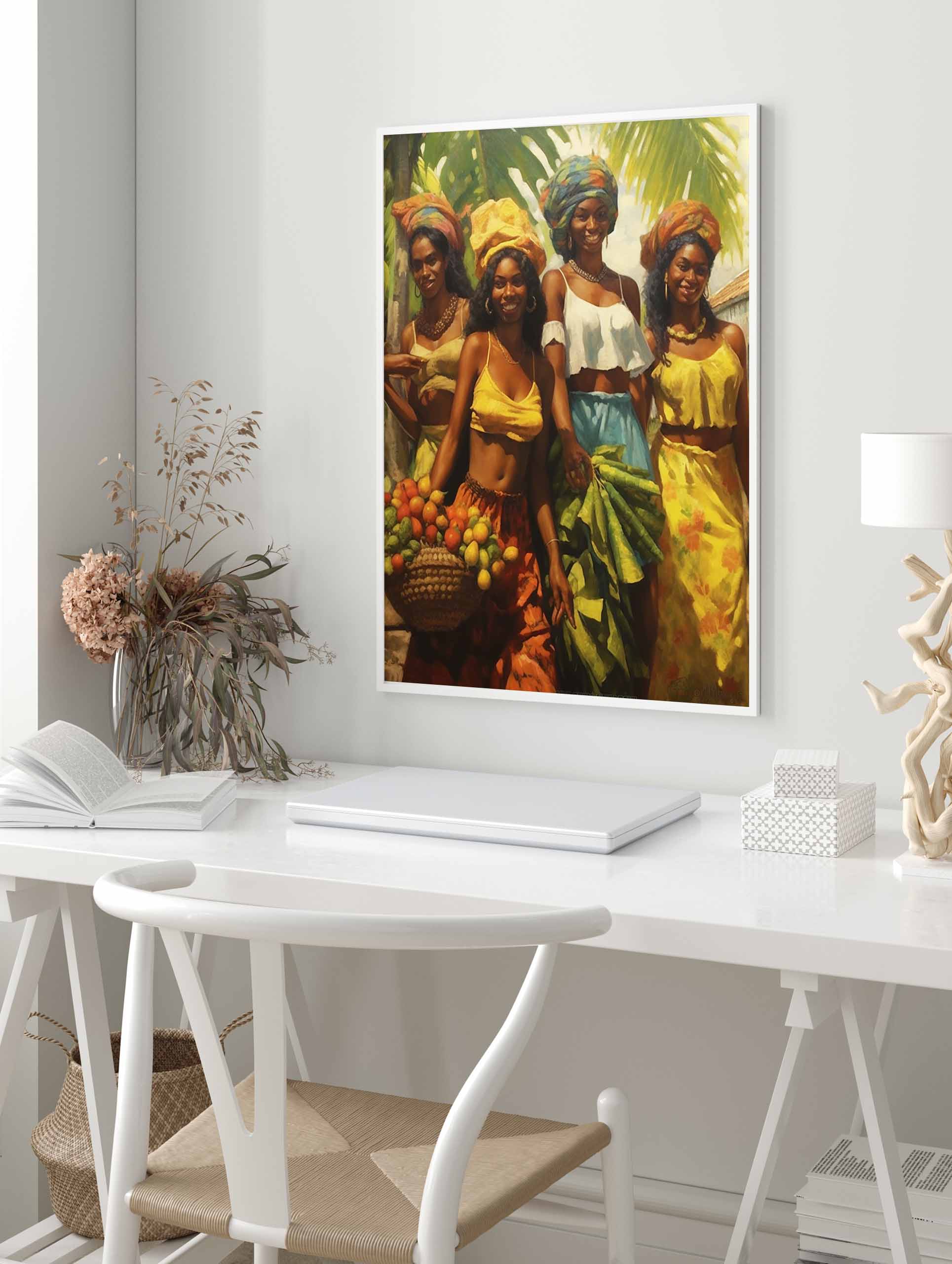 Caribbean Poster, Tropical Print