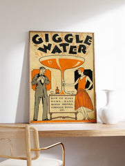 Vintage Cocktail Poster, Kitchen Print