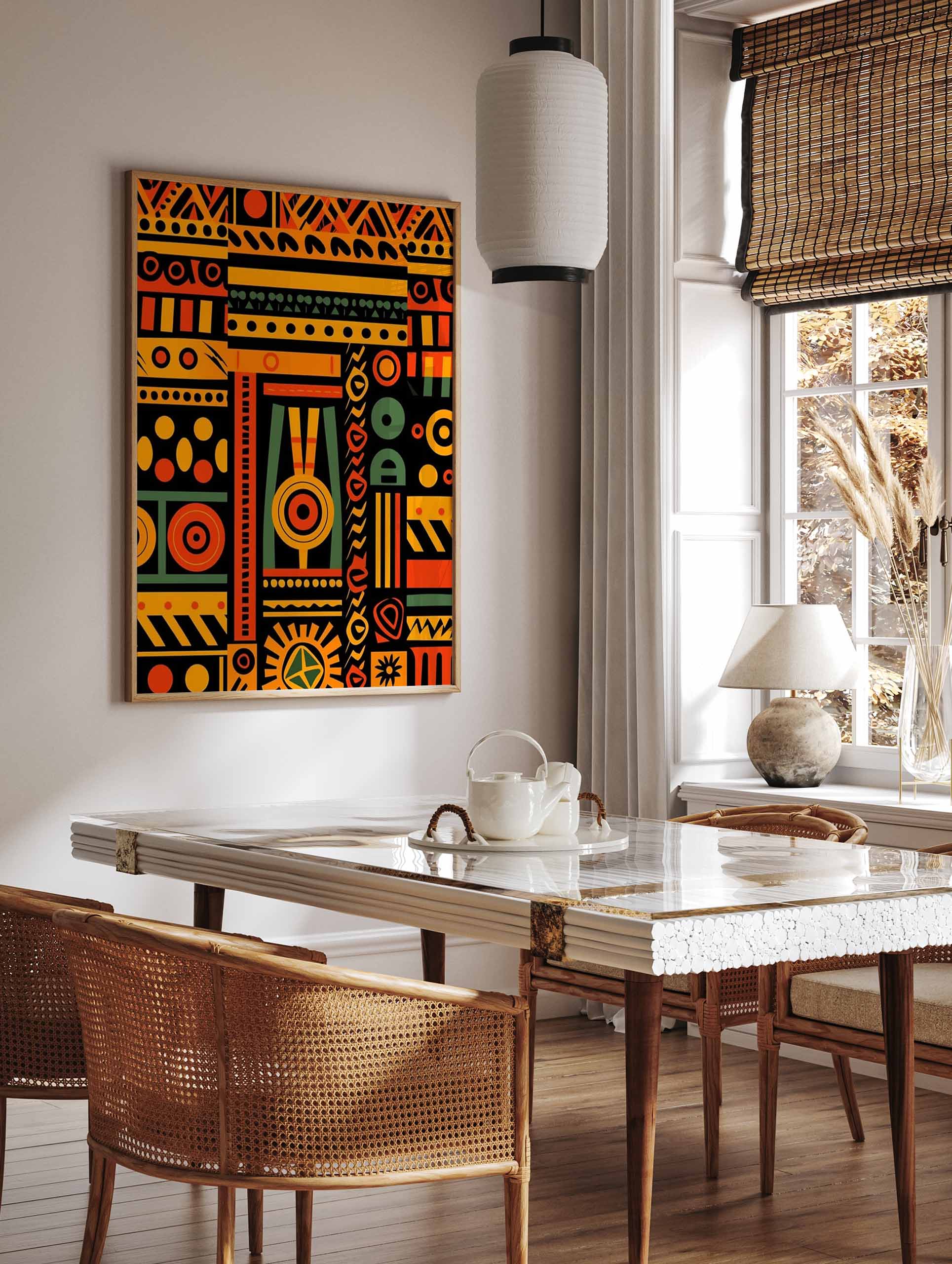 African Art Poster, African Print