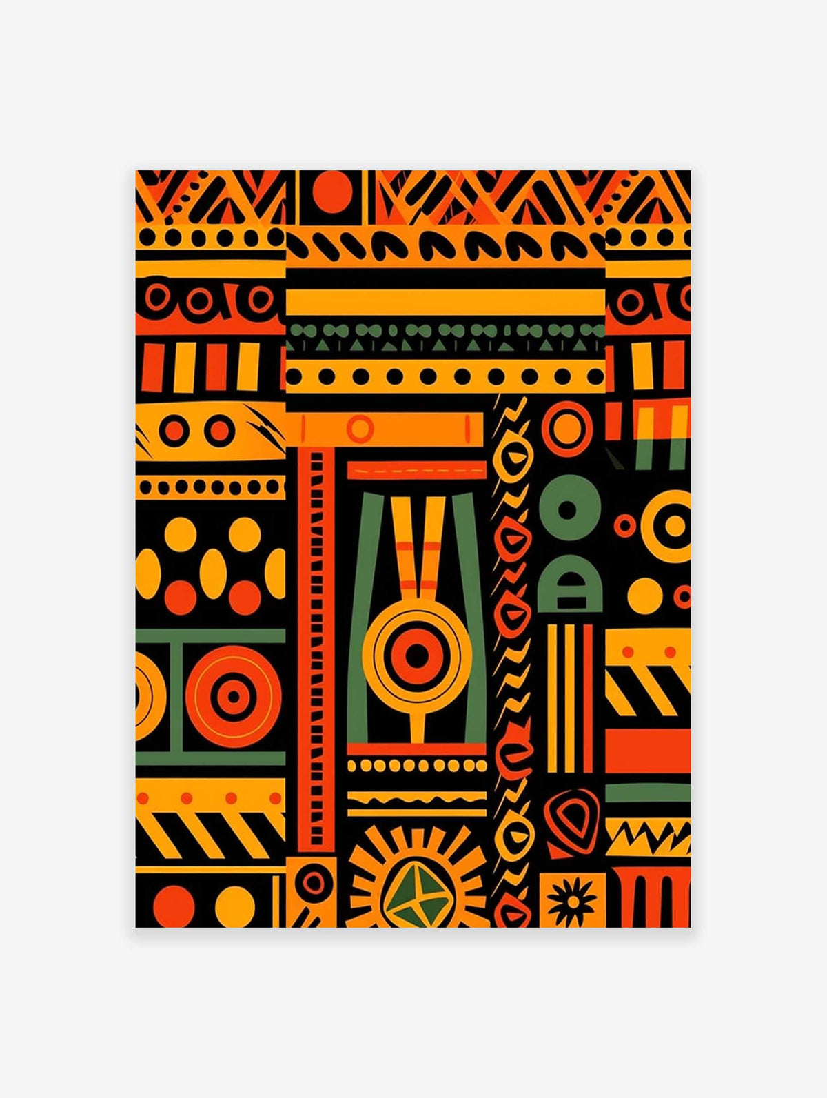 African Art Poster, African Print