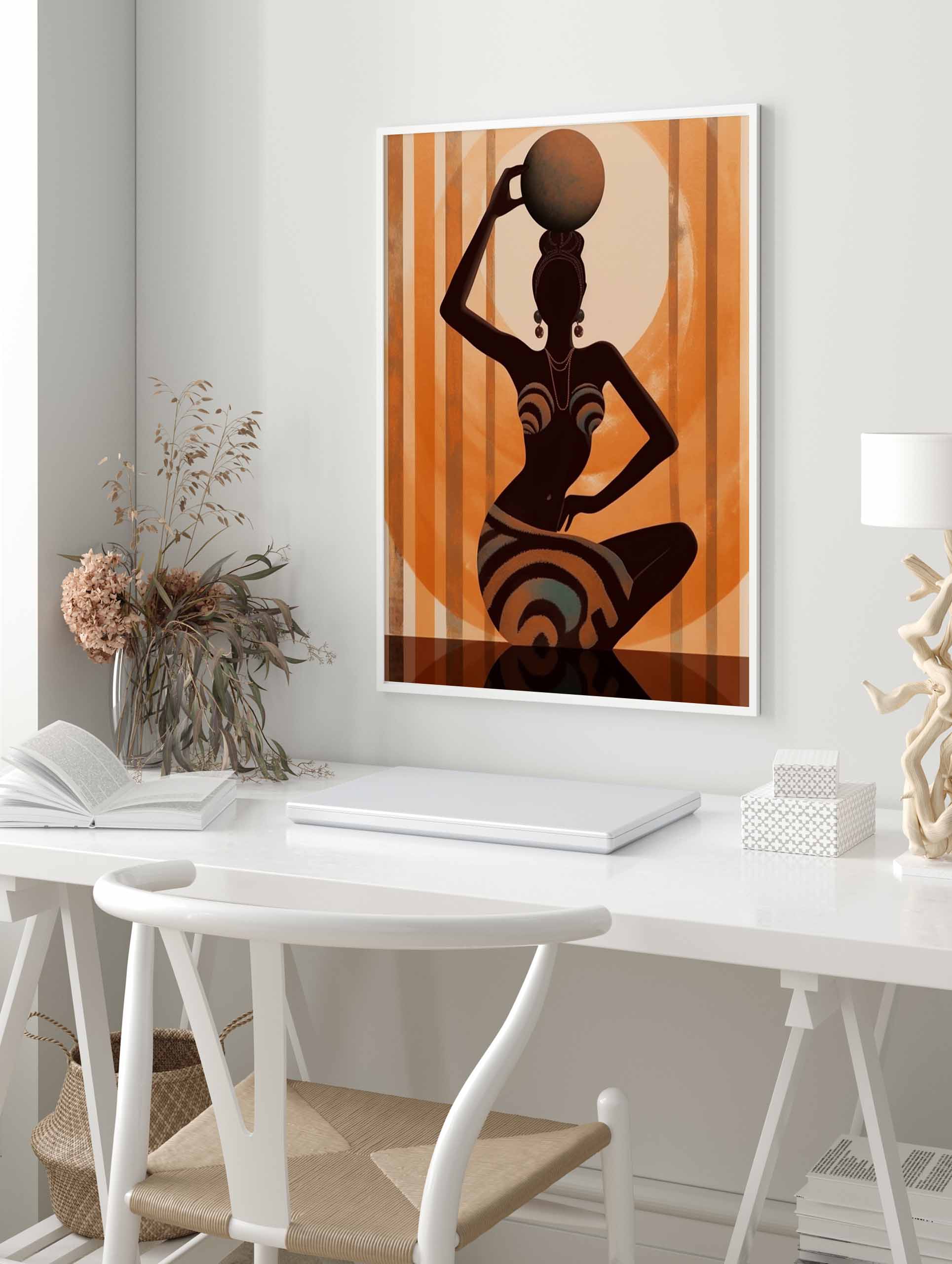 Tribal Woman Poster, African Print