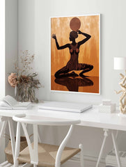 Tribal Woman Poster, African Print