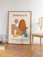 Minimalist Morocco Poster, Morocco Travel Print