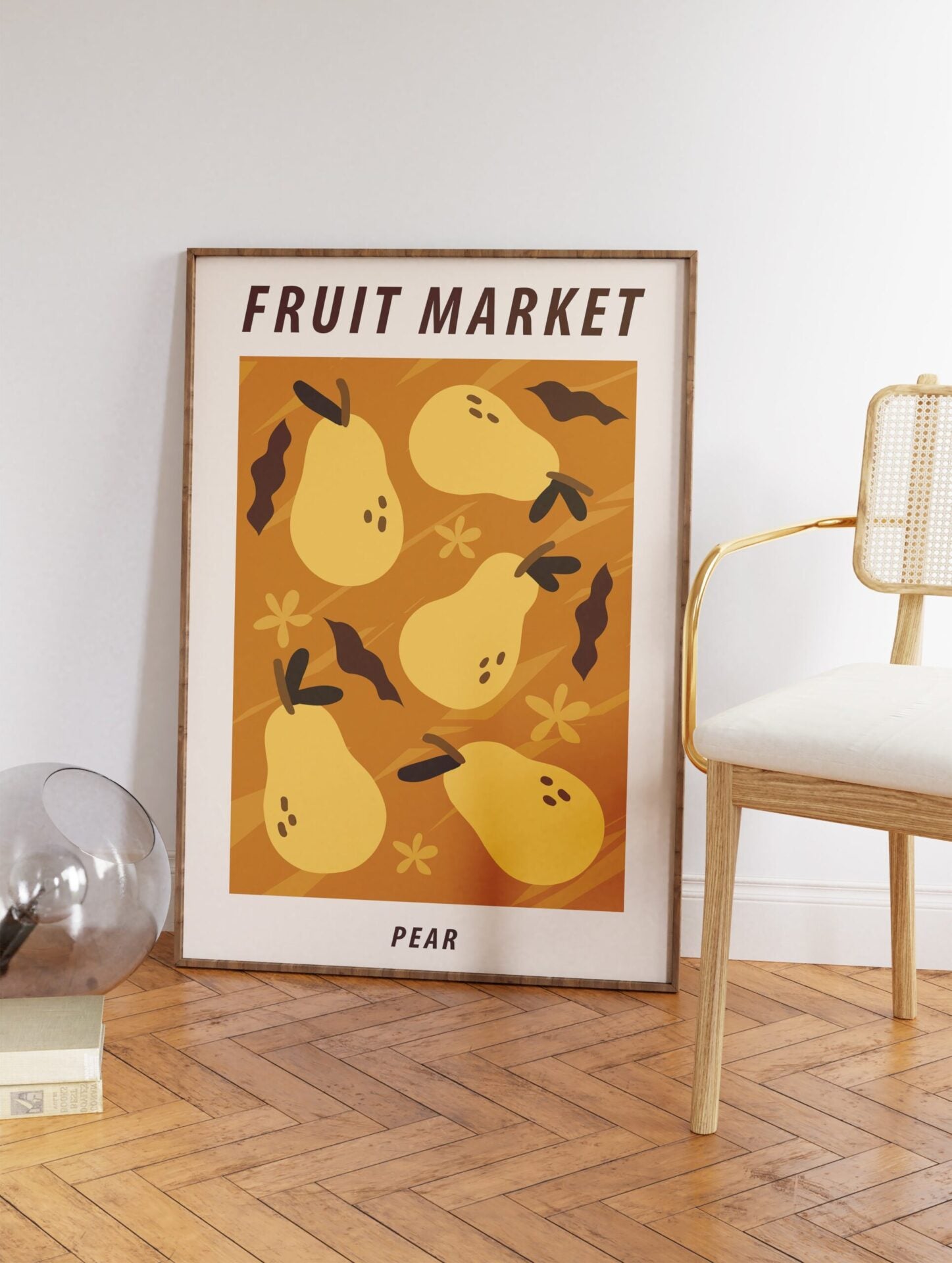 Pears Poster, Fruit Print