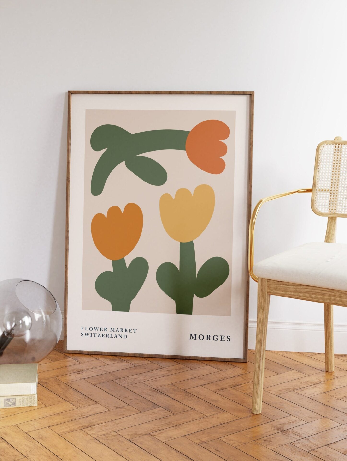 Flower Market Switzerland Poster, Floral Print