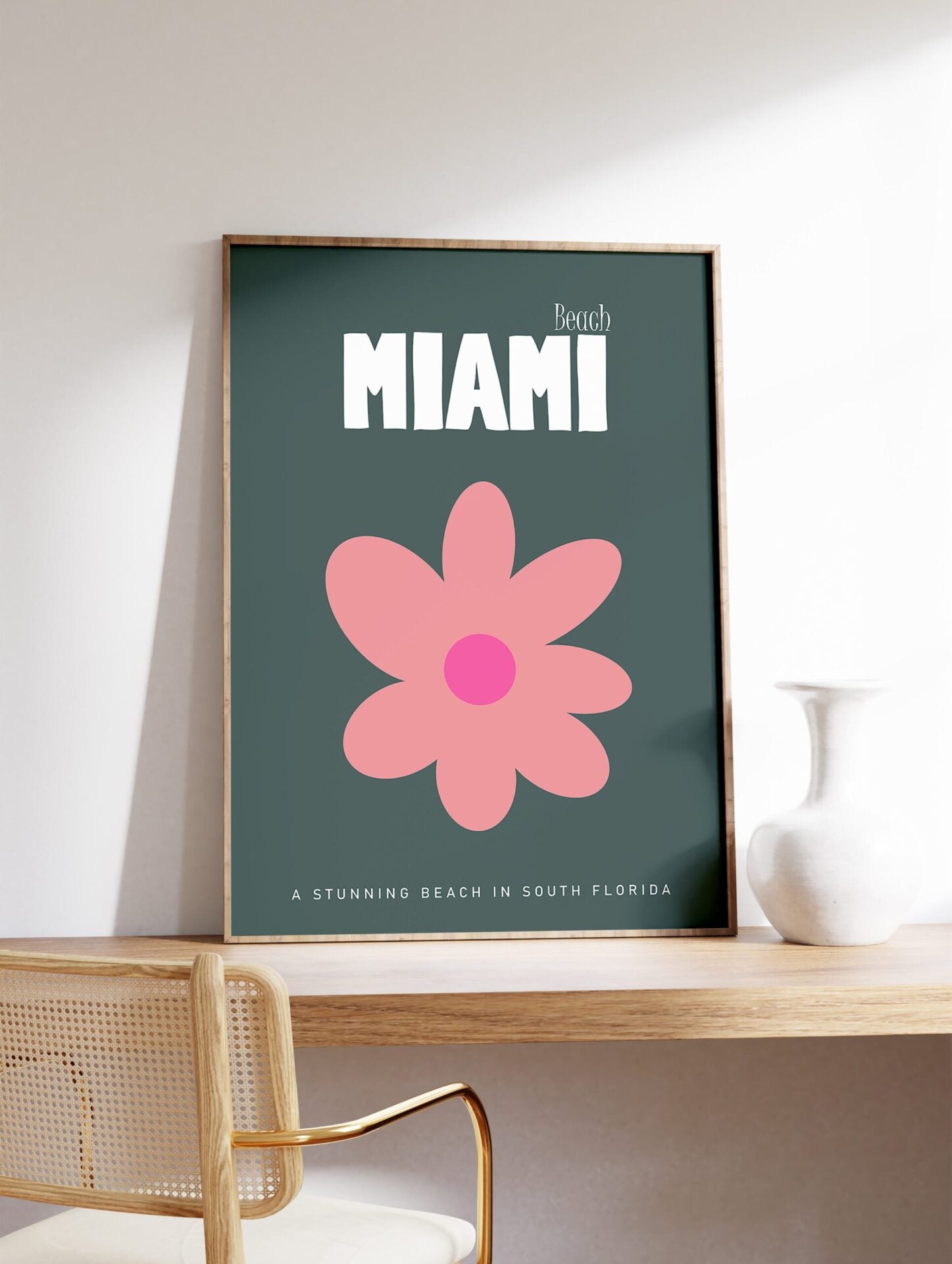 Miami Beach Poster, Miami Travel Print