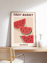 Watermelons Poster, Fruit Print