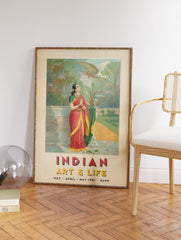 Indian Art and Life Poster by Raja Ravi Varma, Raja Ravi Varma Print