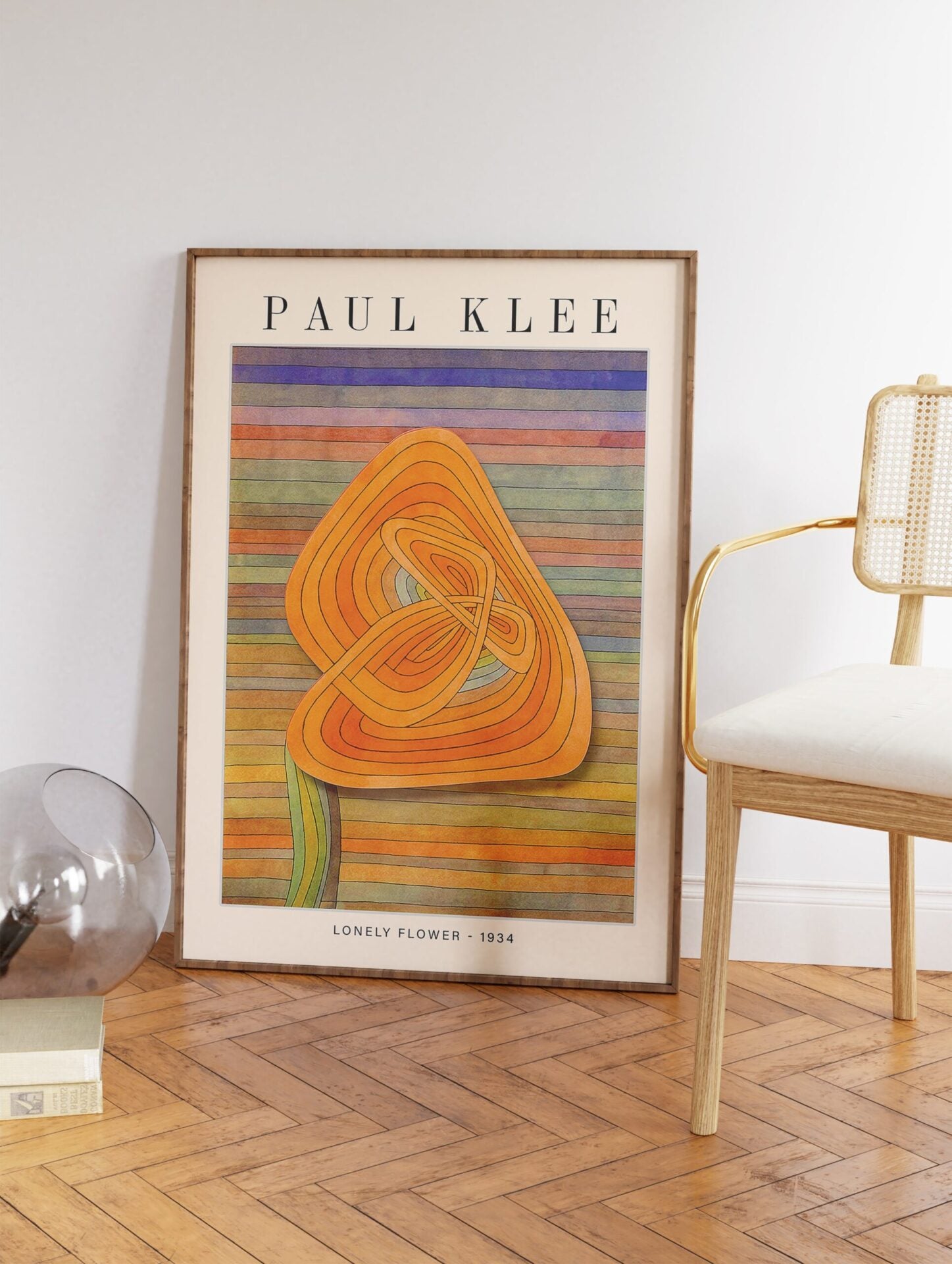 Lonely Flower Poster by Paul Klee, Paul Klee Print