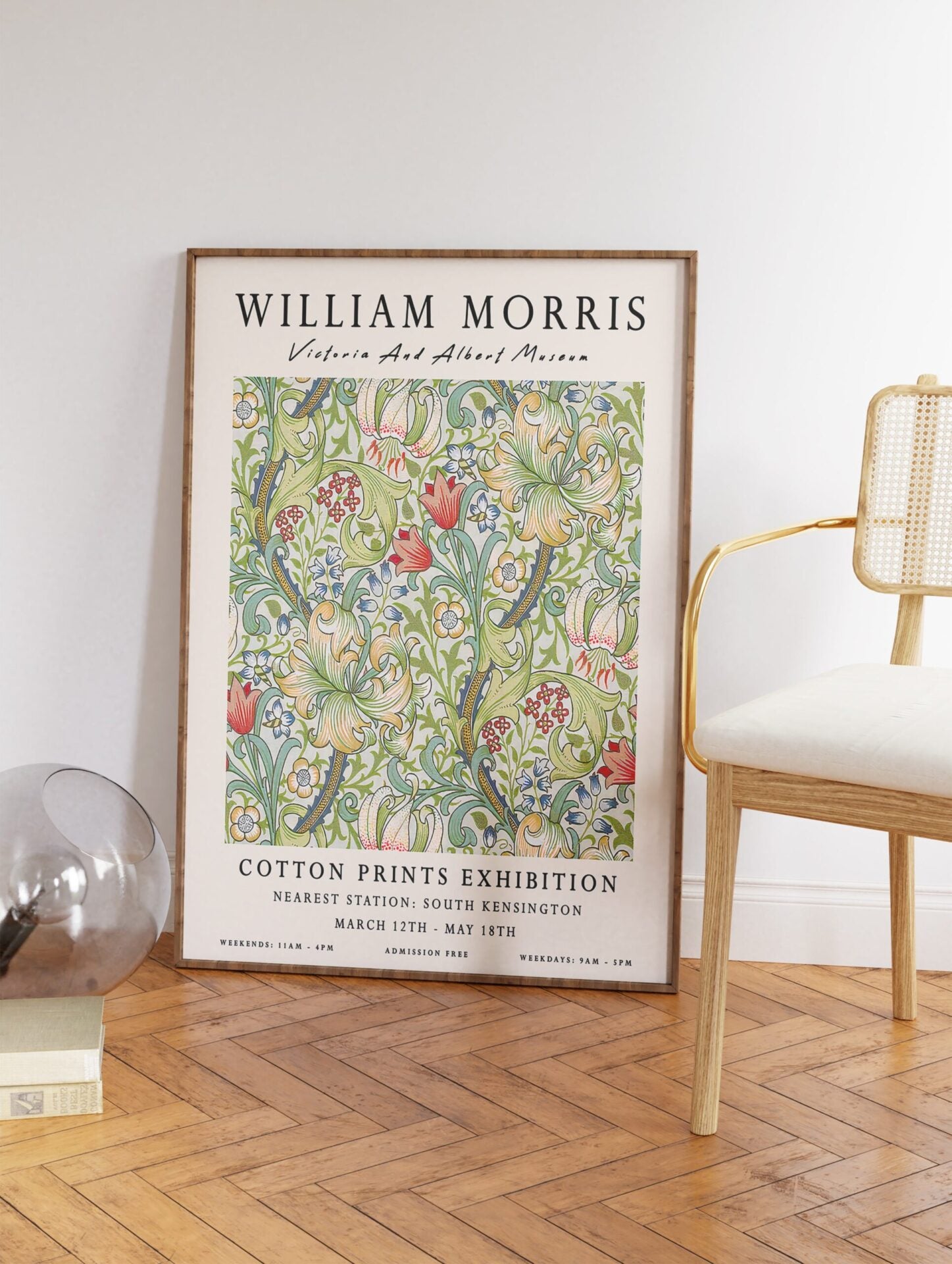 Lily Poster by William Morris, William Morris Print