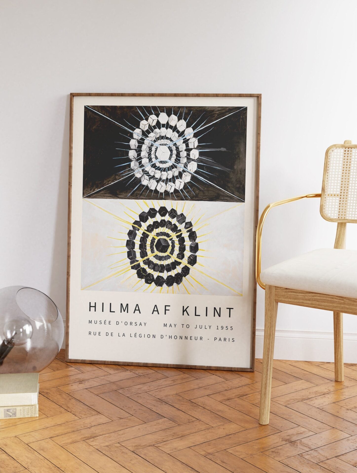 Hilma Af Klint The Swan no. 8 Poster, Black and White Hilma Af Klint Print